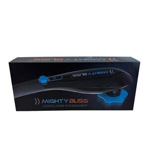 Mighty Bliss Deep Tissue Back and Body Massager Cordless Electric Handheld Black